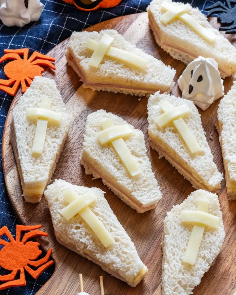 45 Halloween Potluck Recipes Everyone Will Want to Try 36 Halloween Coffin Sandwiches