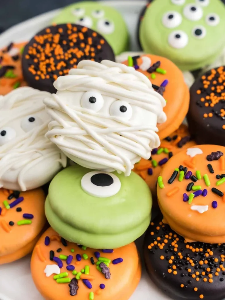 45 Halloween Potluck Recipes Everyone Will Want to Try 37 Halloween Dipped Oreos