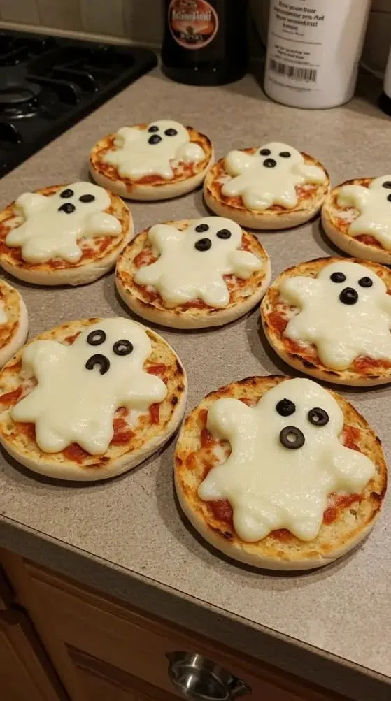45 Halloween Potluck Recipes Everyone Will Want to Try 35 Halloween Ghost-Shaped Pizza Patties