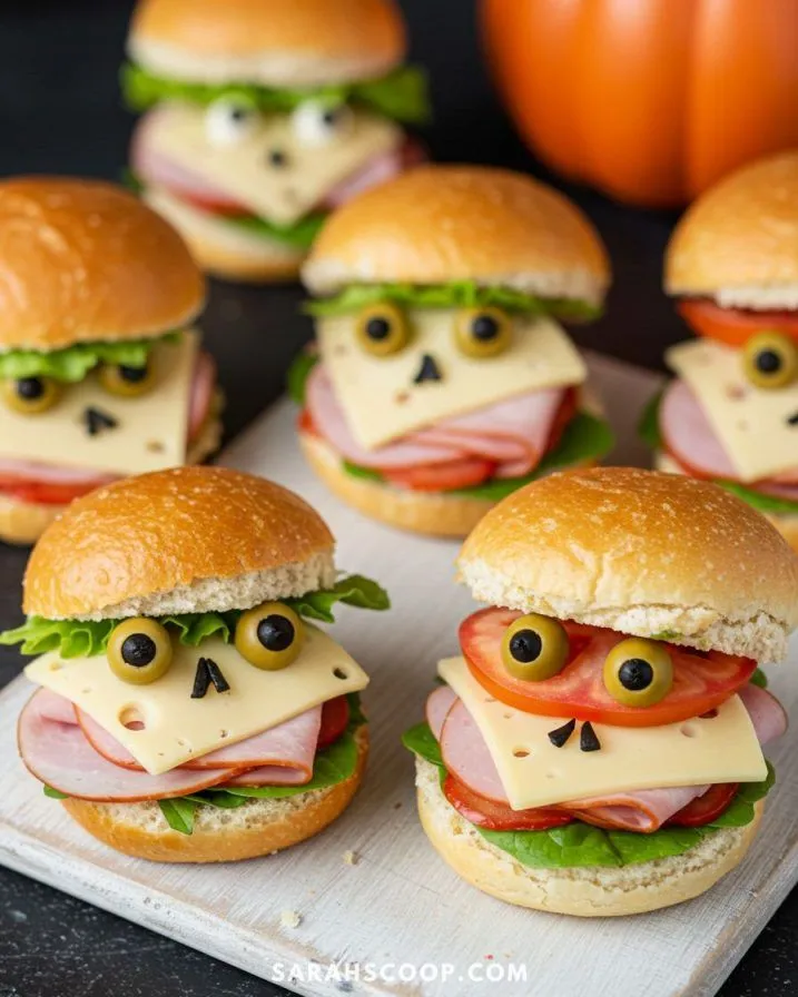 45 Halloween Potluck Recipes Everyone Will Want to Try 33 Halloween Monster Burgers