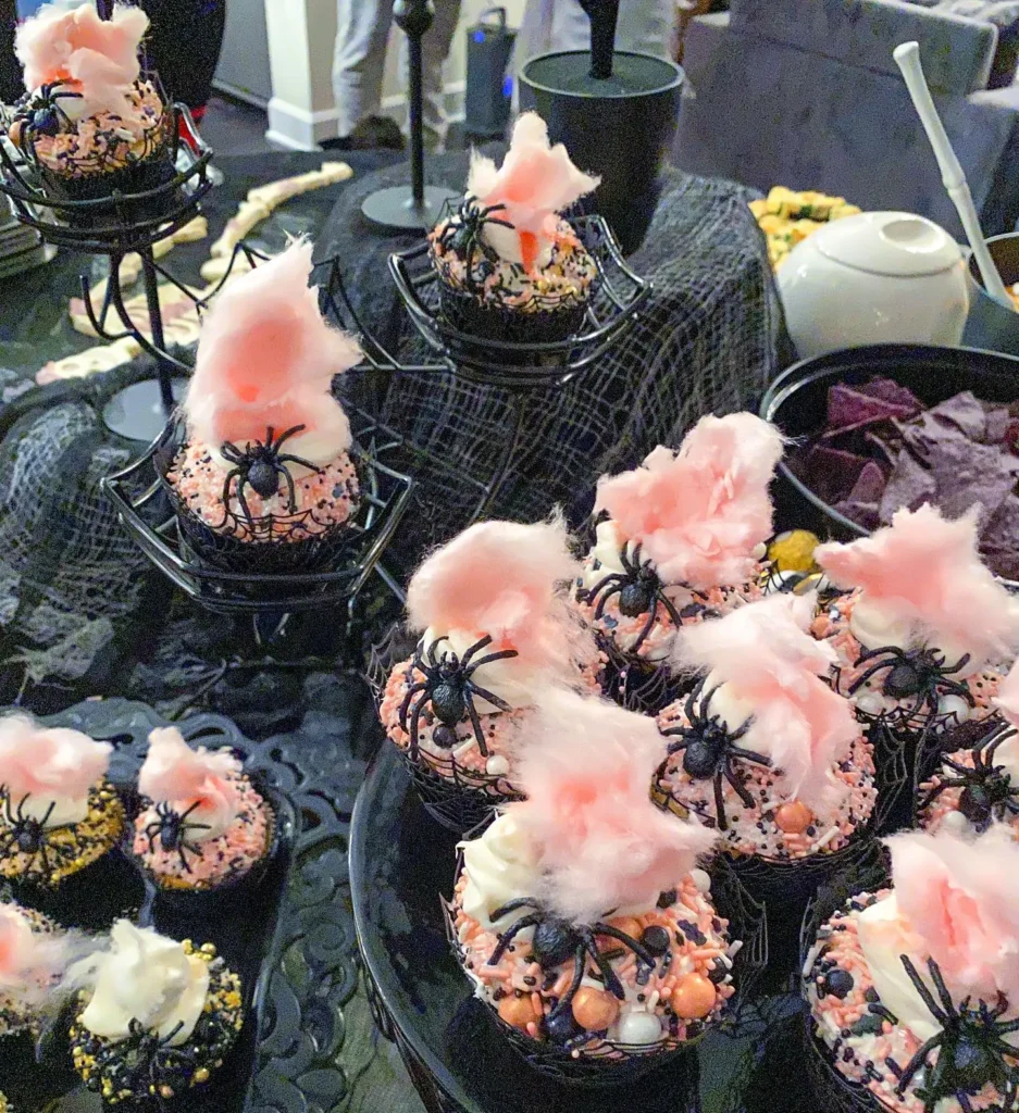 20 Halloween Party Food Ideas for a Spooky and Delicious Celebration 14 Halloween Spider Cupcakes