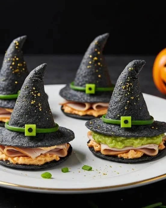 45 Halloween Potluck Recipes Everyone Will Want to Try 34 Halloween Witch-Hat Buns