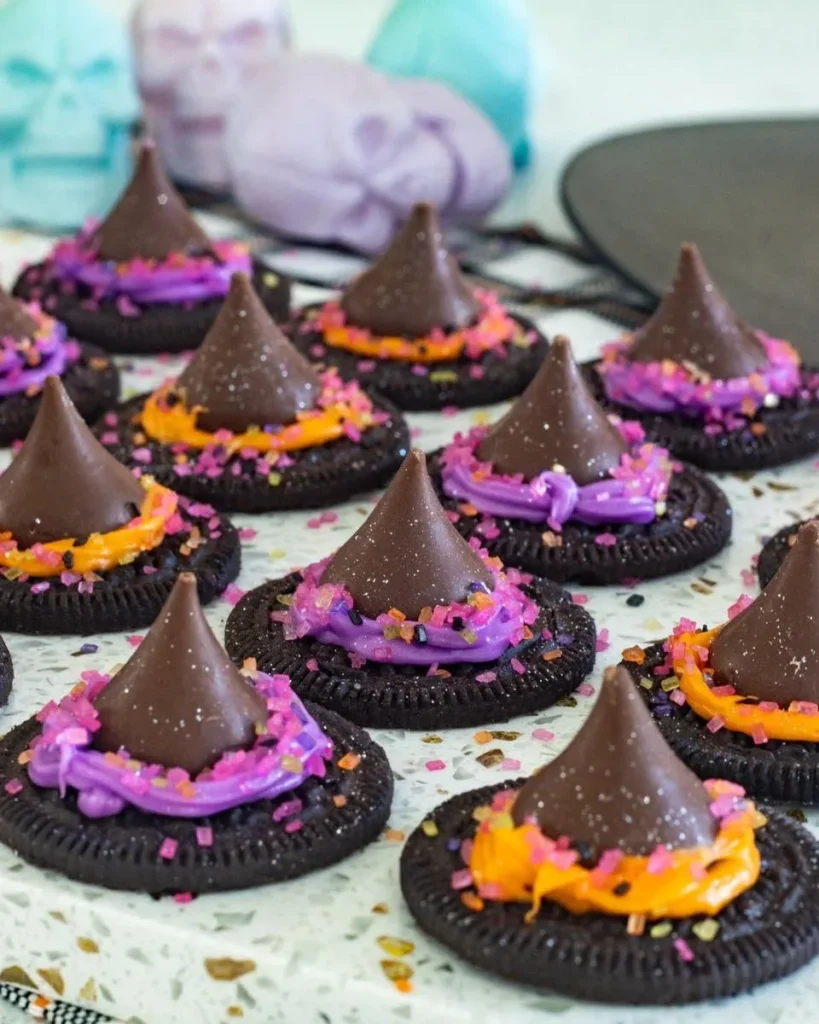 20 Halloween Party Food Ideas for a Spooky and Delicious Celebration 4 Halloween Witch Hat Cookies