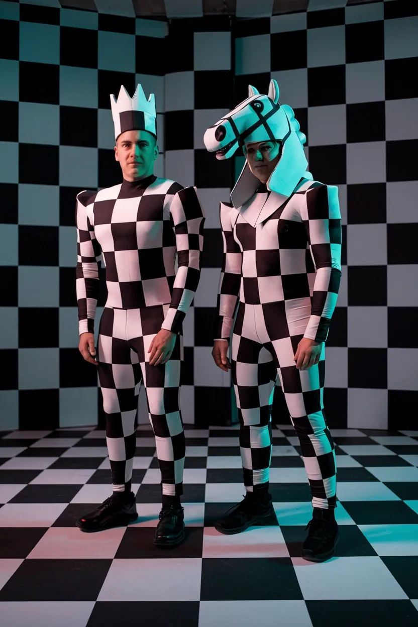 25 Unique Couple Halloween Costume Ideas 21 Human Chess Pieces