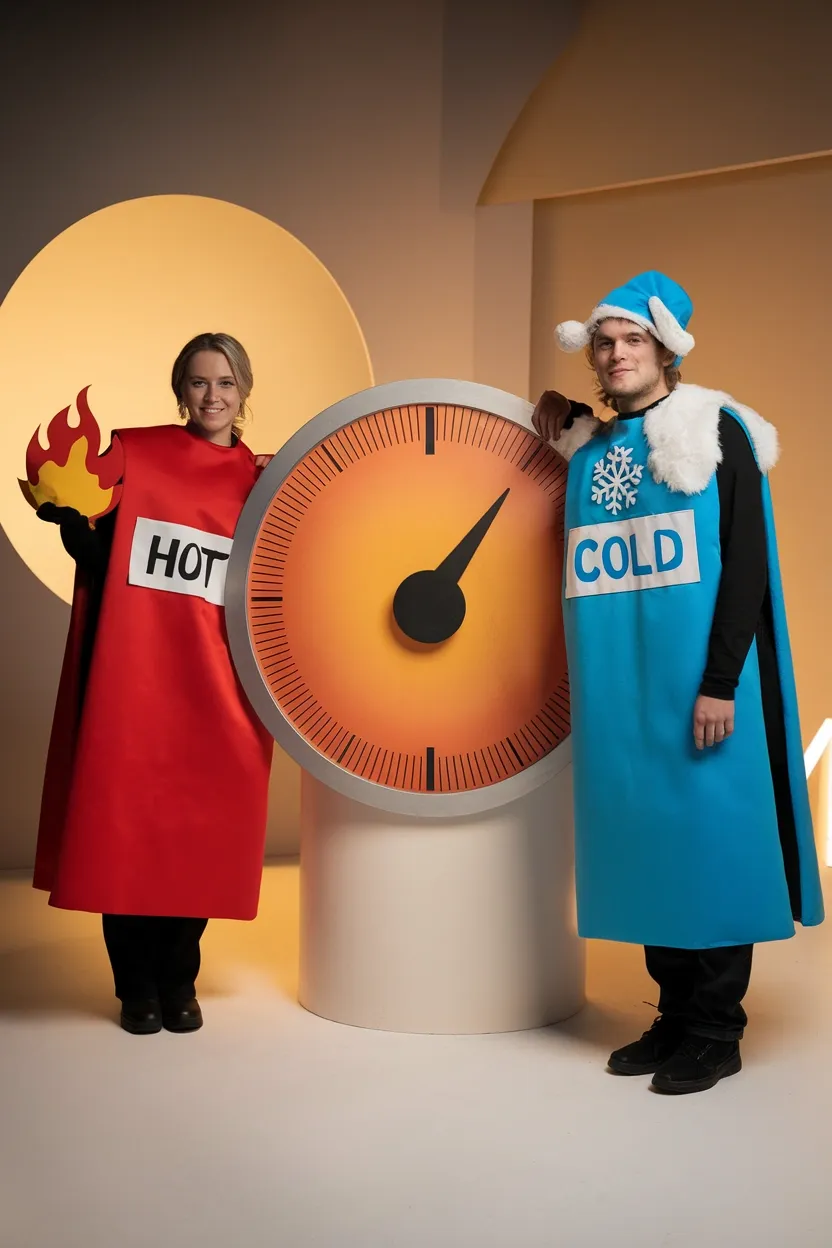 25 Unique Couple Halloween Costume Ideas 15 Human Thermostat