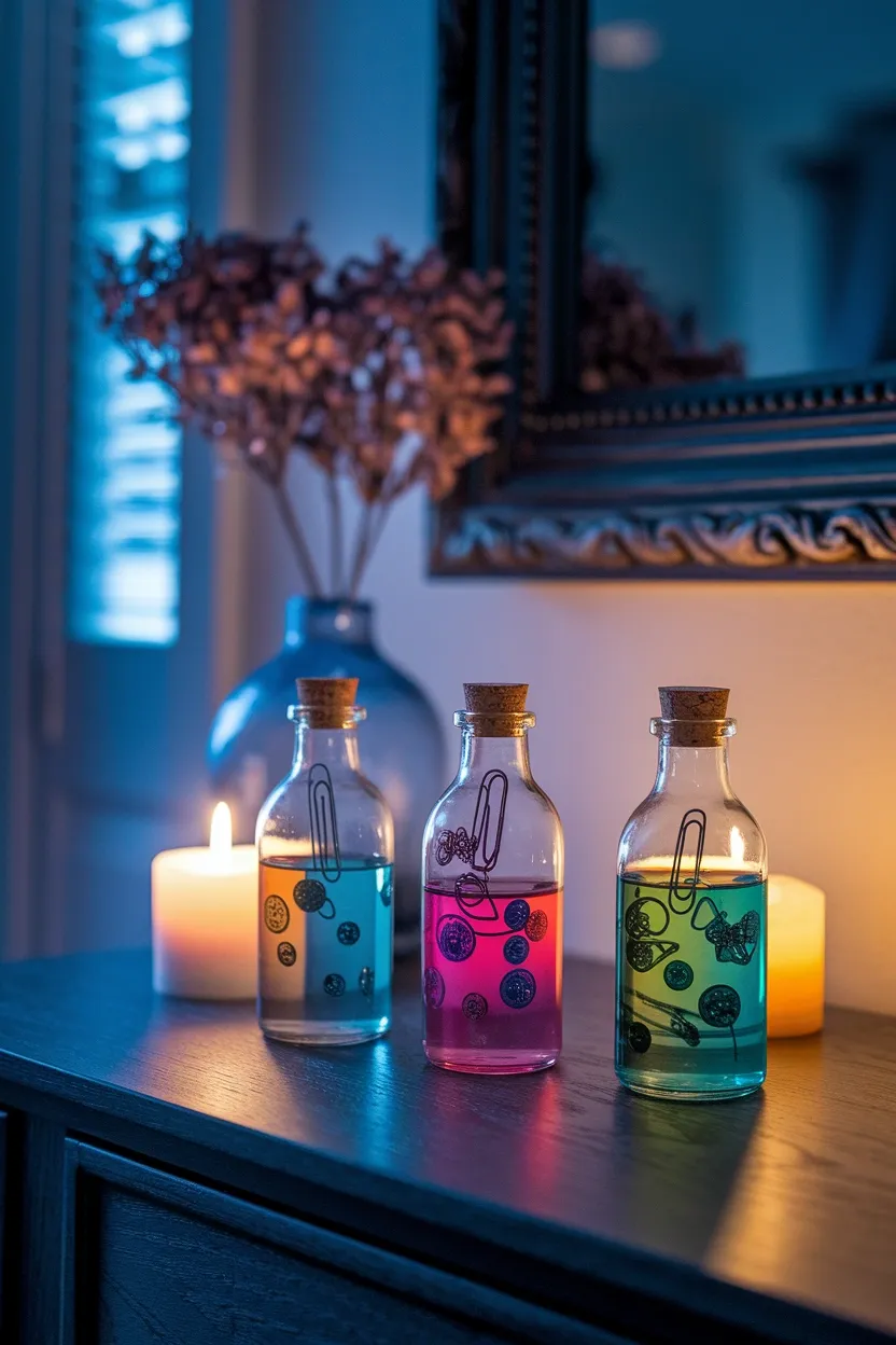 27 DIY Halloween Decorations You Can Make With Things You Already Own 28 Junk Drawer Potion Bottles