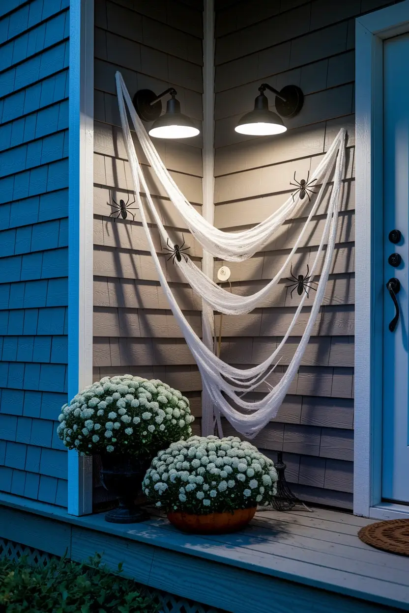 23 Cheap Dollar Store Halloween Decorations 13 Layered Spider Web