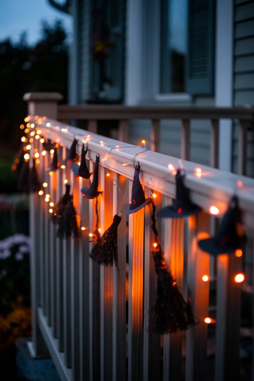 27 Light-Up Halloween Witch Decorations to Make Your Home Spooky 23 Lighted Witch Garland