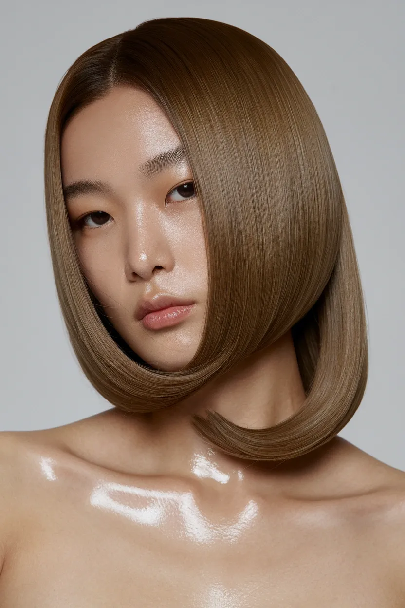 30 Trendy Long Bob Haircuts with Layers 2 Liquid Bob Cut