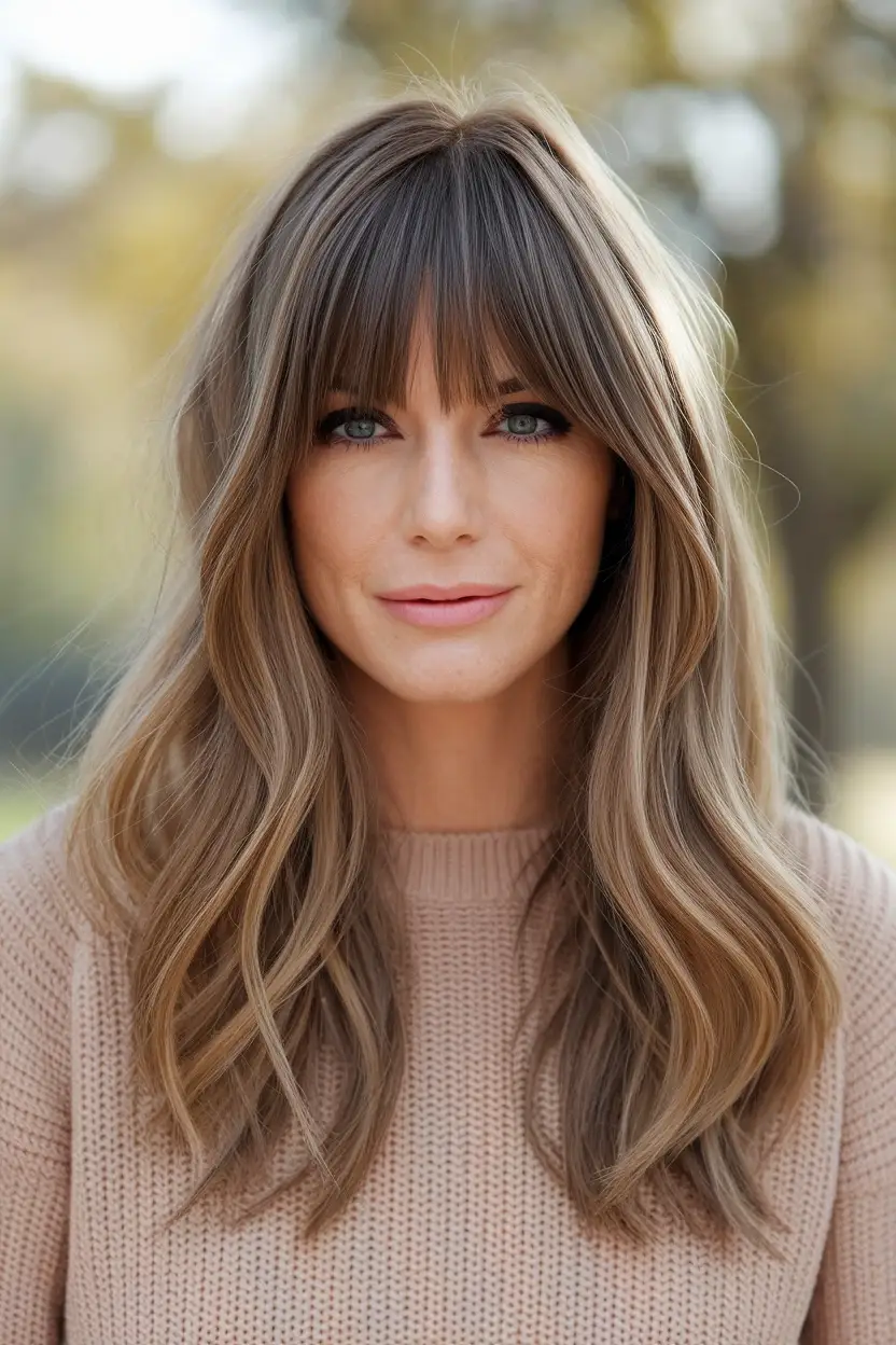 24 Flattering Fall Haircuts for Chubby Faces in 2026 16 Low Maintenance Curtain Bangs