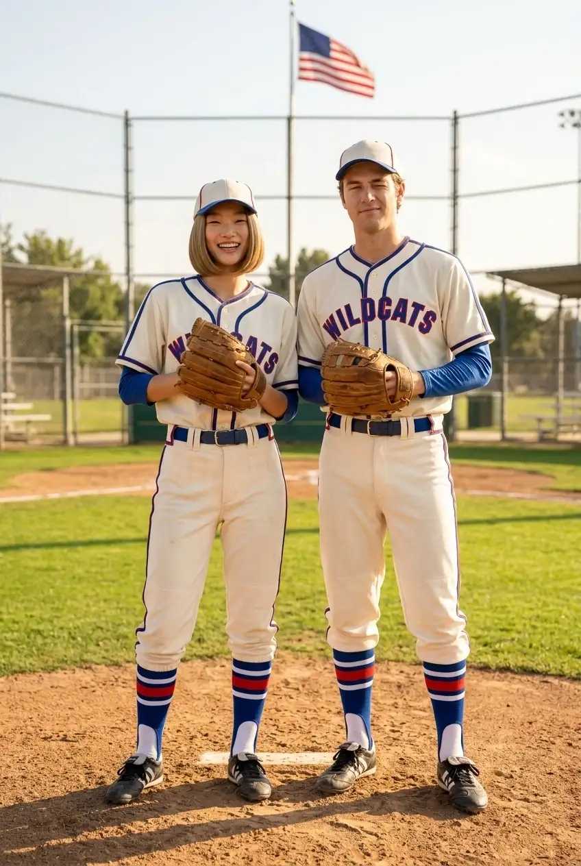 25 Matching Couple Halloween Costumes 7 Matching Baseball Uniforms