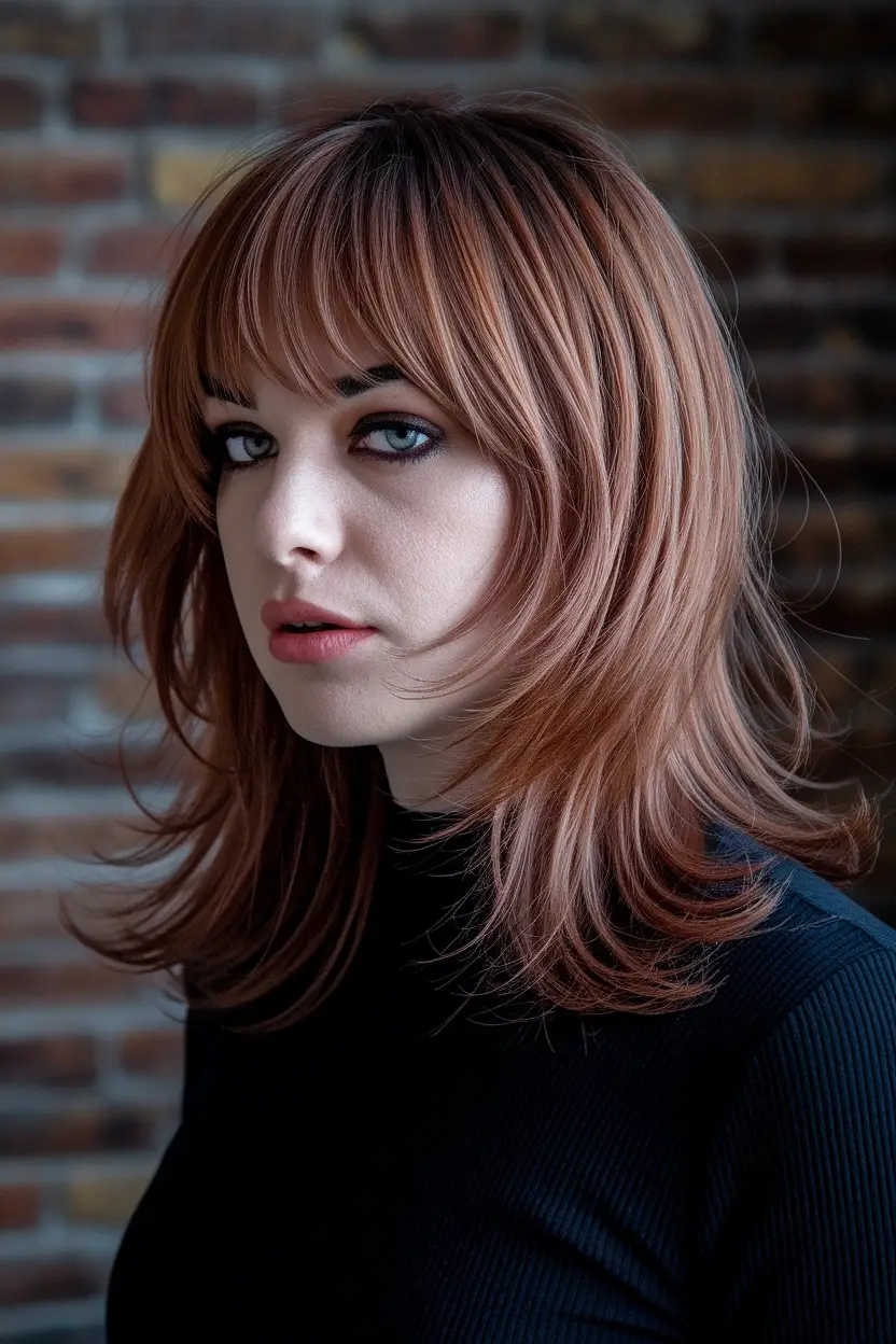 24 Best Haircuts for Women With Round Faces to Try 21 Modern Mullet Cut