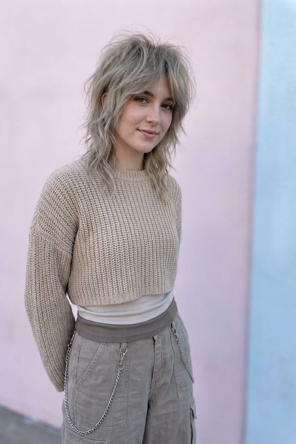 30 Trendy Medium Length Hairstyles You'll Love 6 Modern Shag Cut