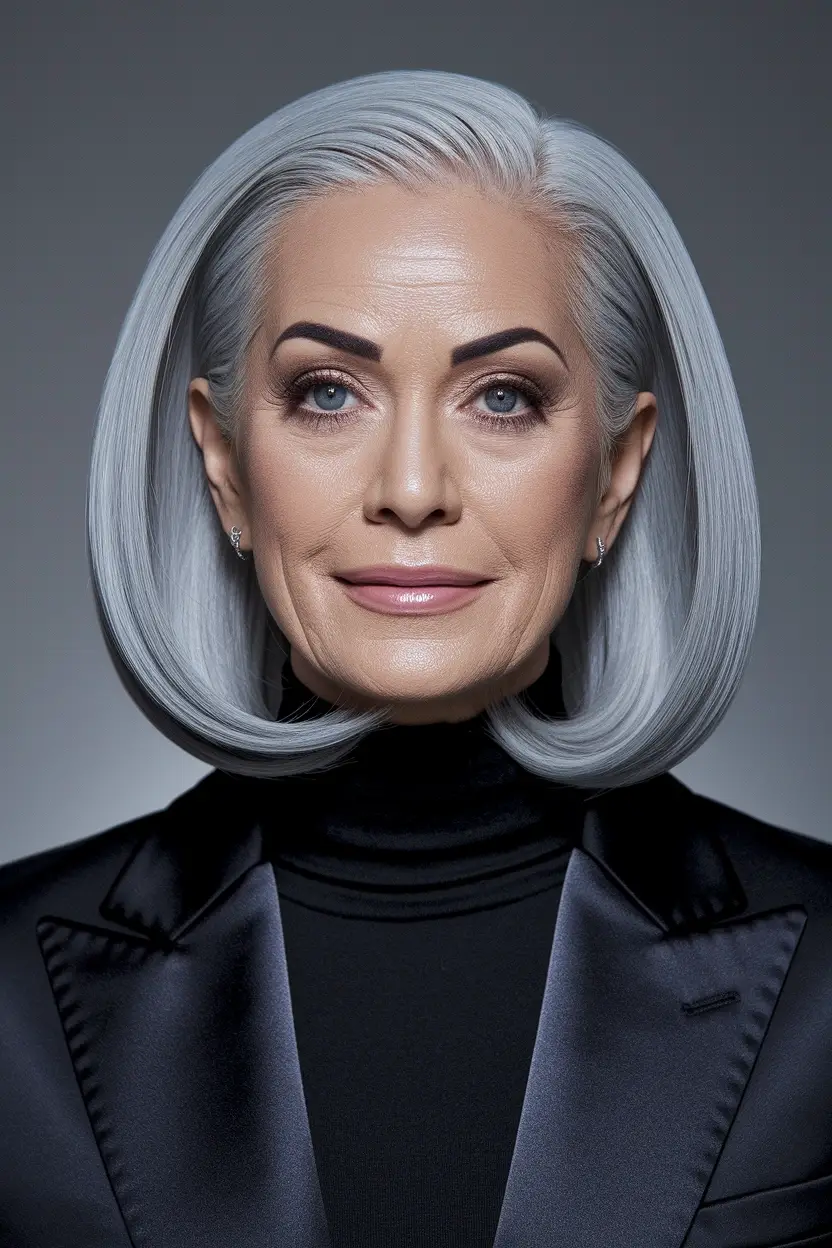 50 Gorgeous Hairstyles for Women Over 60 30 Modern Silver Styling