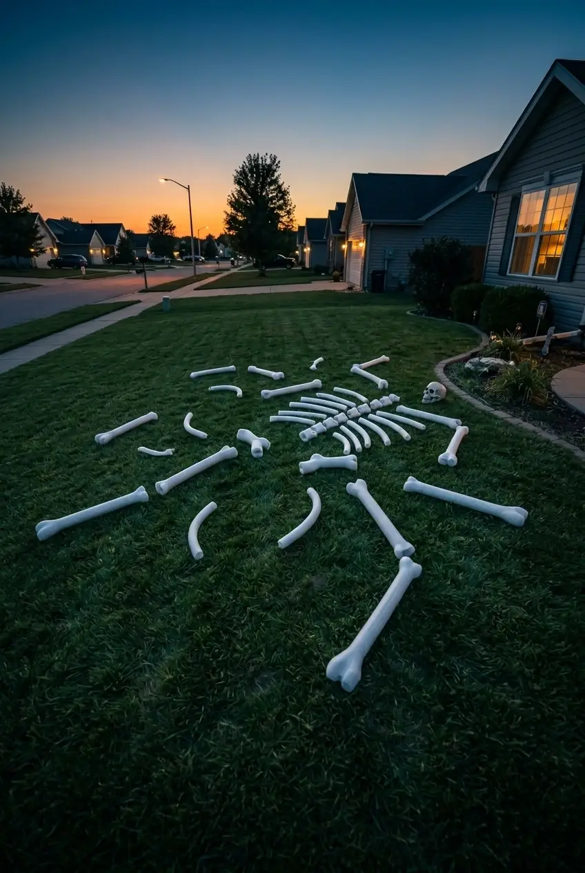 25 Spooky Season Halloween Crafts 22 Pool Noodle Bones