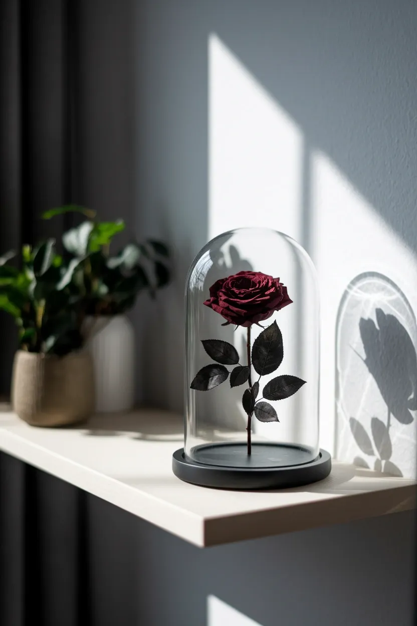 25 Unconventional Halloween Crafts for Adults 23 Preserved Rose Dome
