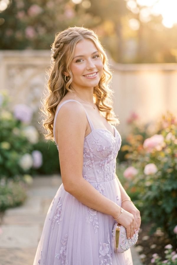 30 Trendy Medium Length Hairstyles You'll Love 30 Prom Half Up Style