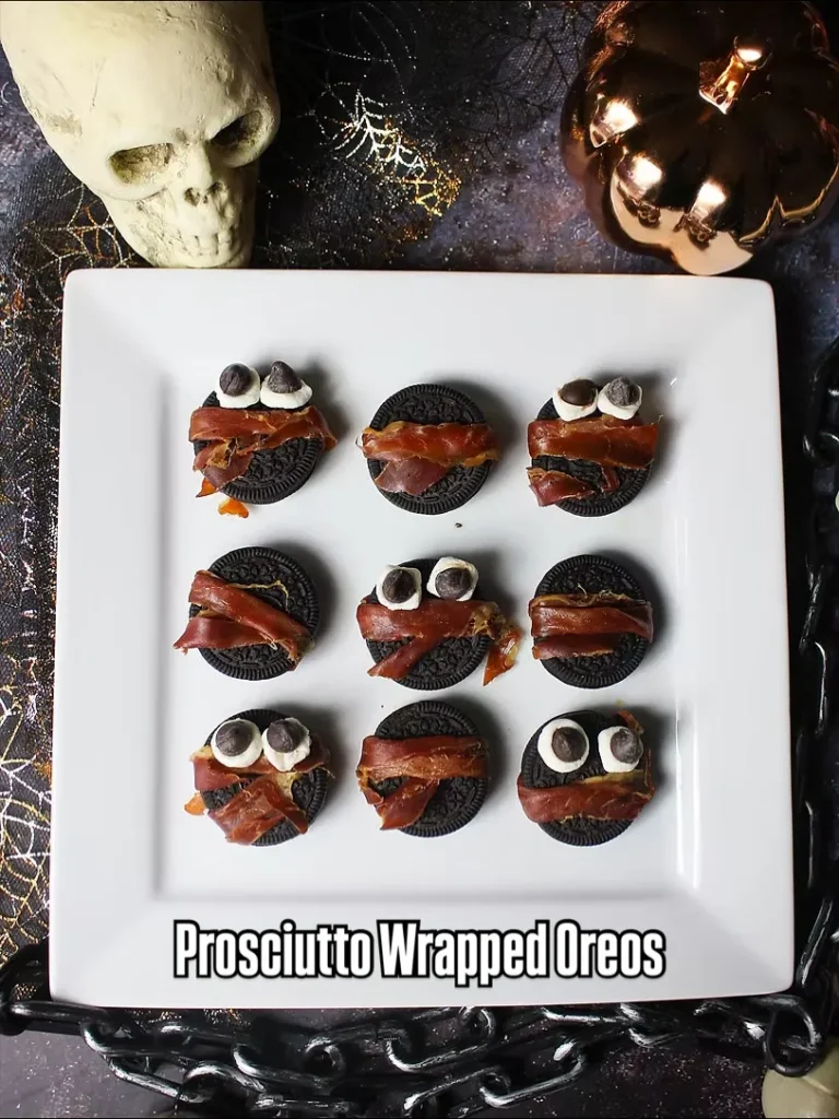 7 Halloween BBQ Recipes: Spooky Grilled Food Ideas for Your Party 2 Prosciutto Wrapped Oreos