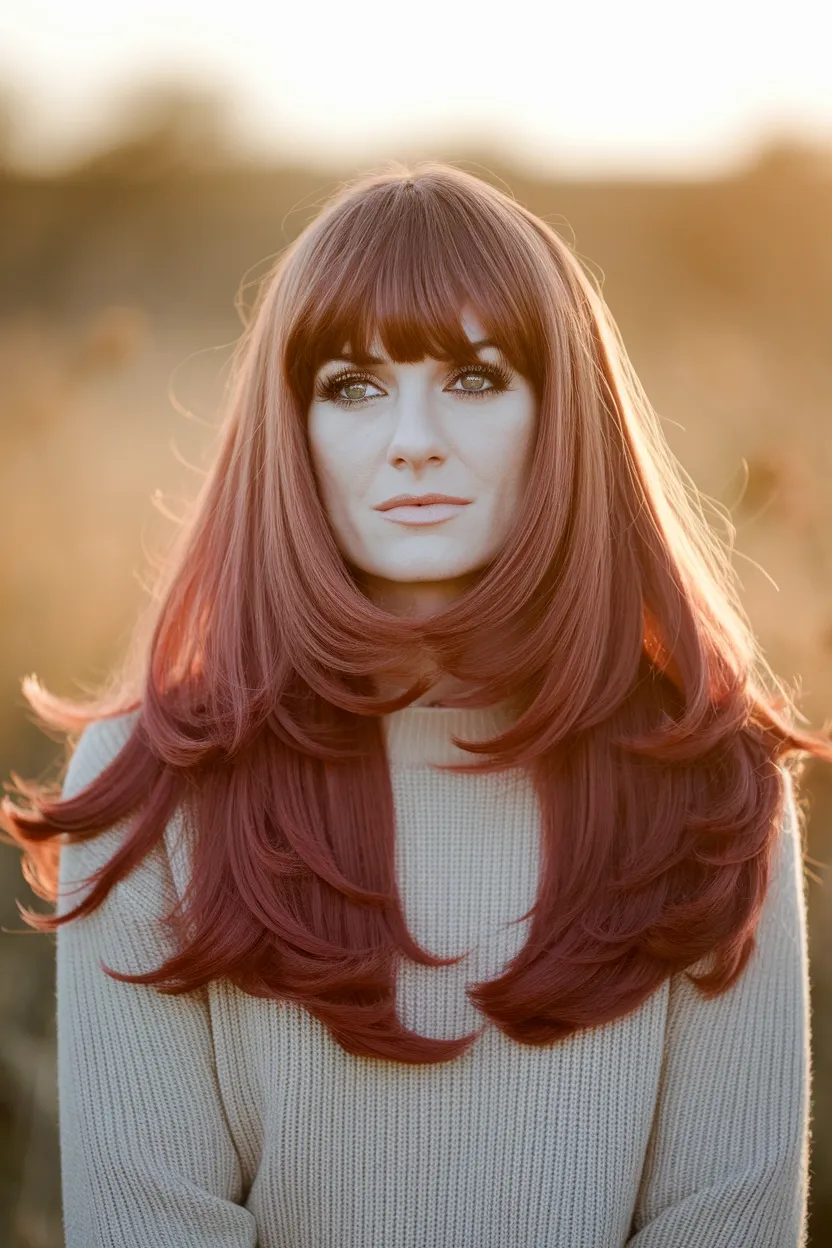 24 Flattering Fall Haircuts for Chubby Faces in 2026 22 Retro 70s Layers