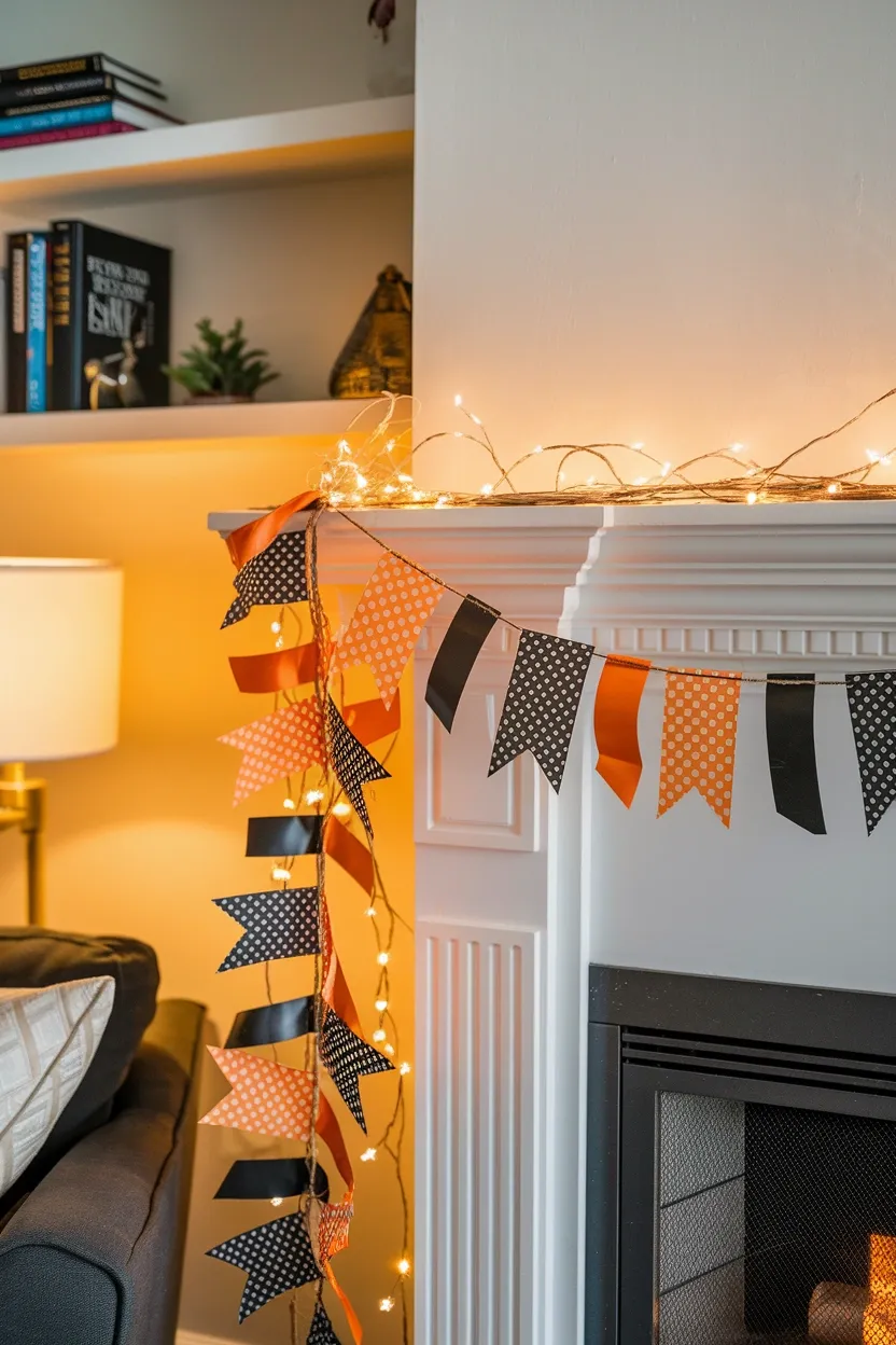 23 Cheap Dollar Store Halloween Decorations 20 Ribbon Garland Hack