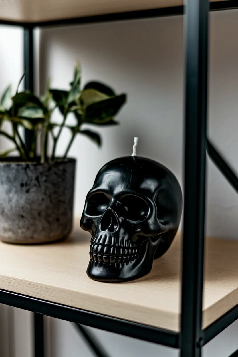 25 Unconventional Halloween Crafts for Adults 21 Sculptural Wax Skull