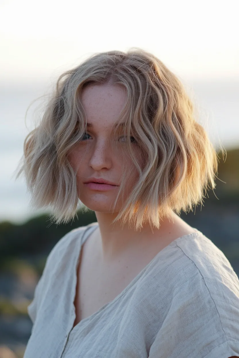 28 Short Haircuts for Women With Round Chubby Faces 22 Short Soft Waves
