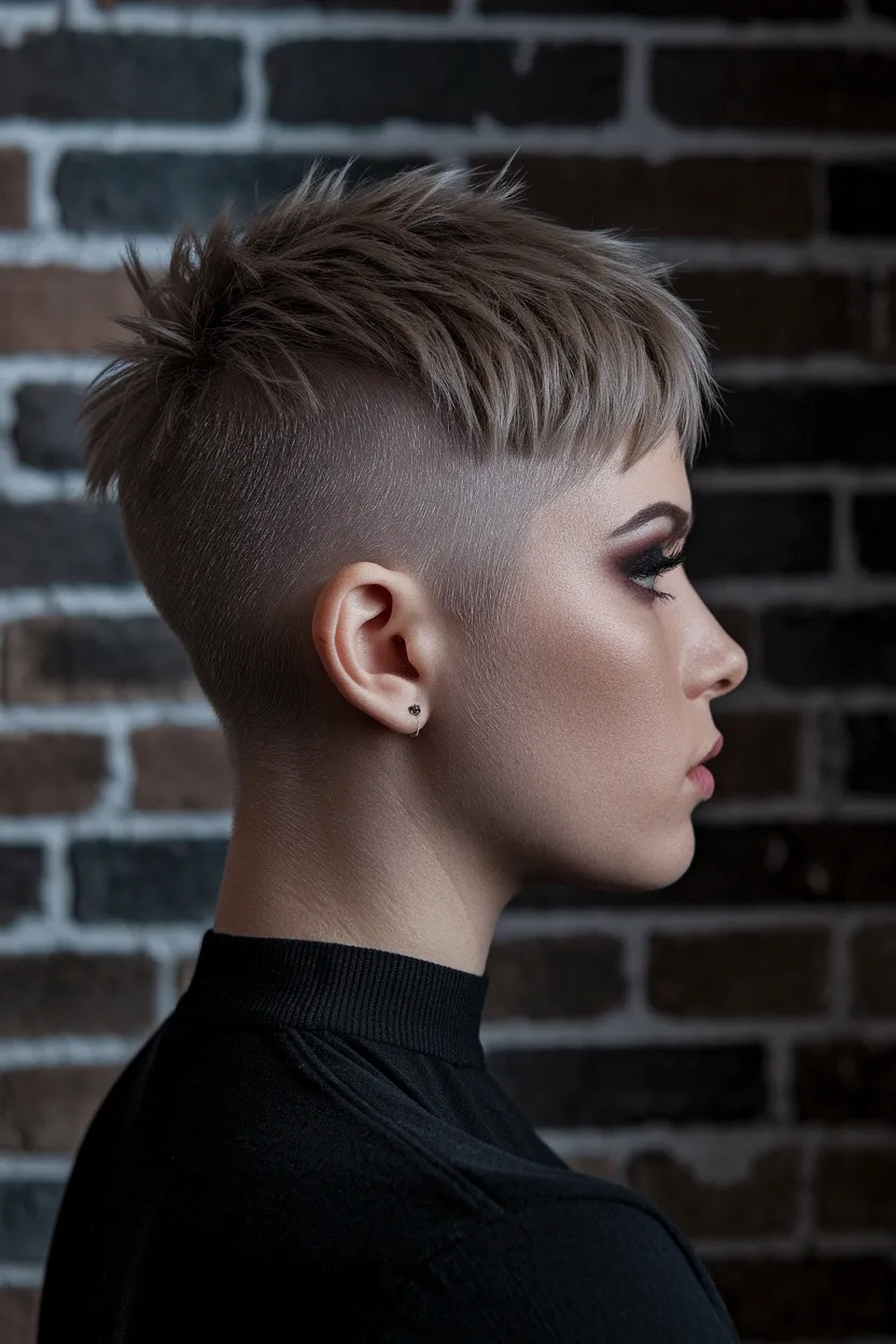 28 Short Haircuts for Women With Round Chubby Faces 18 Short Undercut
