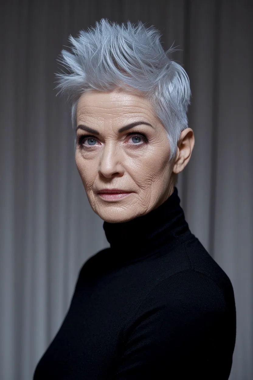 50 Gorgeous Hairstyles for Women Over 60 24 Silver Fox