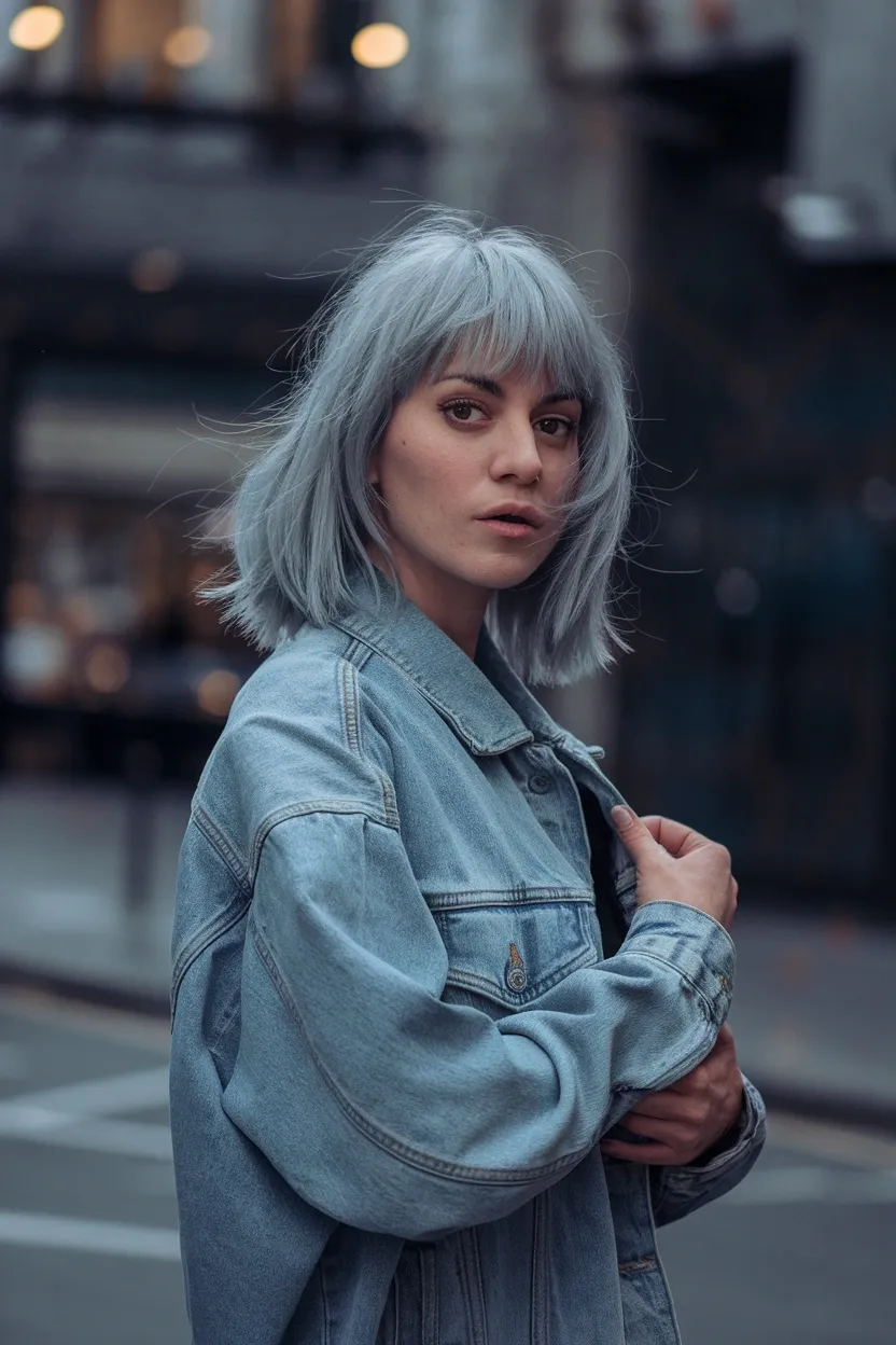 32 Gorgeous Hairstyles for Women Over 60 to Try 18 Silver Wolf Cut