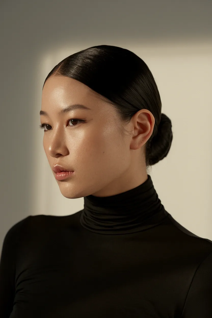 32 Gorgeous Hairstyles for Women Over 60 to Try 31 Sleek Low Bun