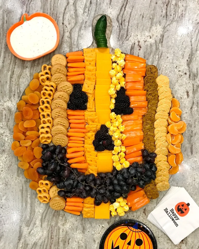 45 Halloween Potluck Recipes Everyone Will Want to Try 18 Snack-o’-Lantern Board