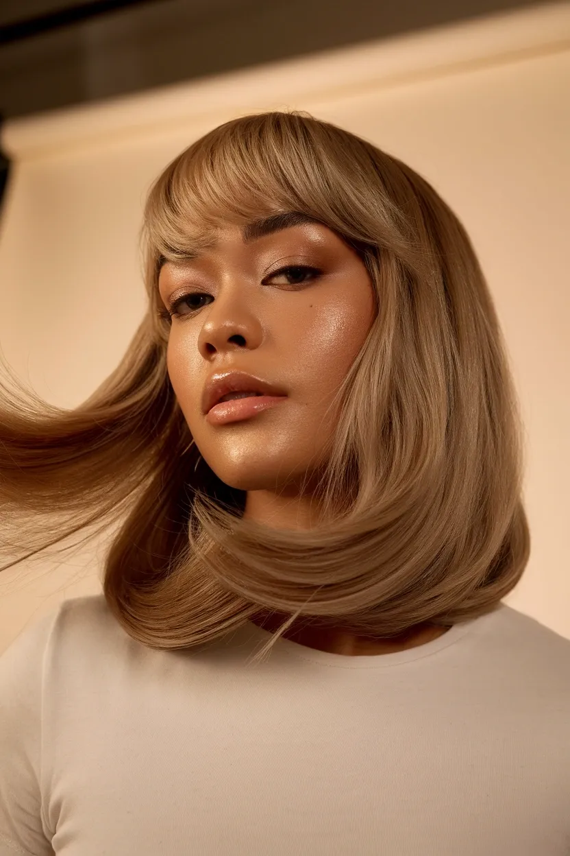 32 Gorgeous Hairstyles for Women Over 60 to Try 5 Soft Curtain Bangs