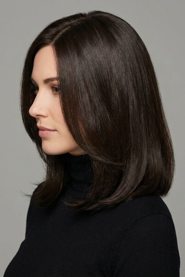 30 Trendy Medium Length Hairstyles You'll Love 5 Soft Structured Lob