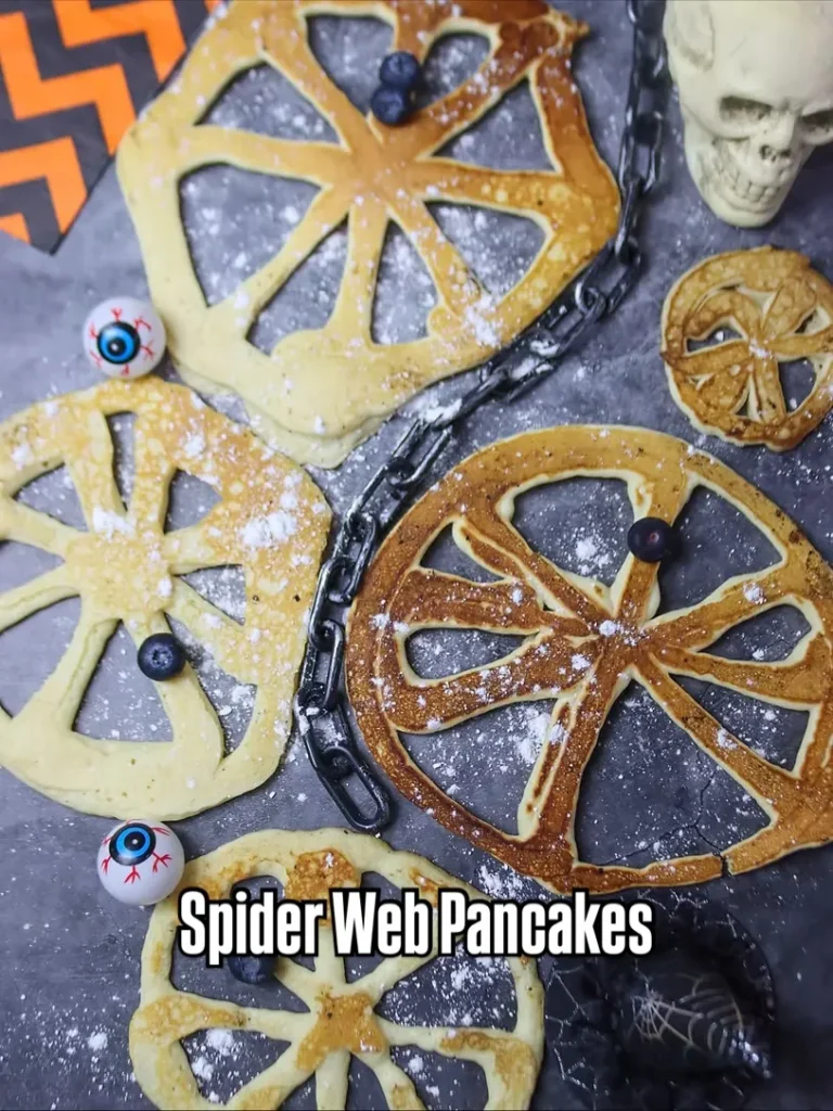 7 Halloween BBQ Recipes: Spooky Grilled Food Ideas for Your Party 7 Spider Web Pancakes