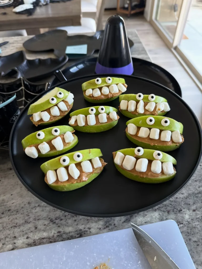 45 Halloween Potluck Recipes Everyone Will Want to Try 14 Spooky Apple Monster Bites