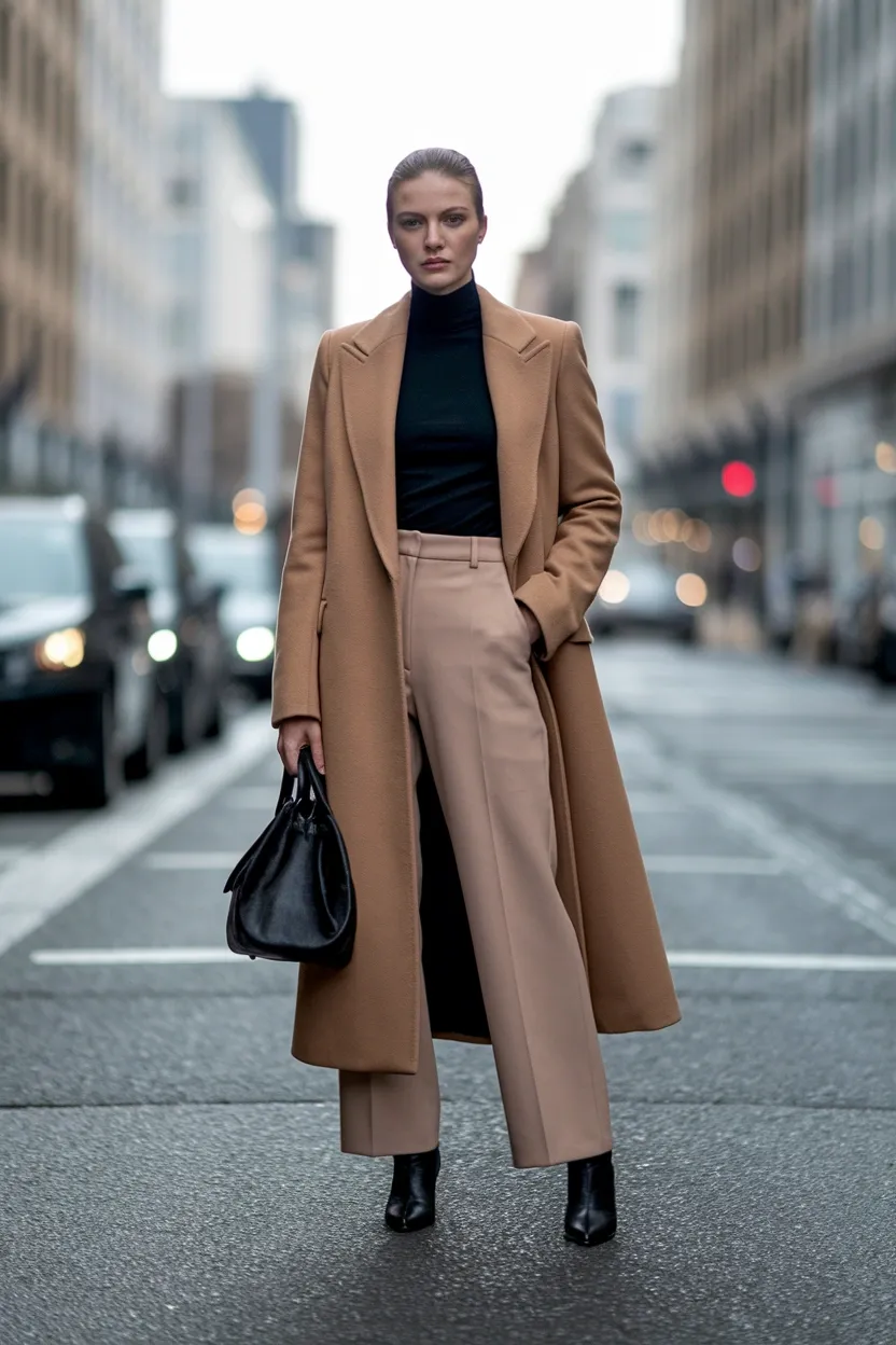 29 Stylish Fall Outfit Ideas for 2026 4 Tailored Wool Coat Look