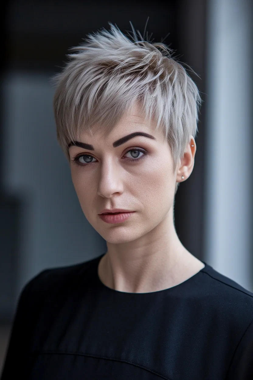 24 Best Haircuts for Women With Round Faces to Try 20 Textured Pixie Cut