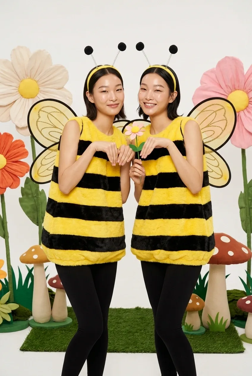 25 Matching Couple Halloween Costumes 20 Twin Bumblebee Costumes