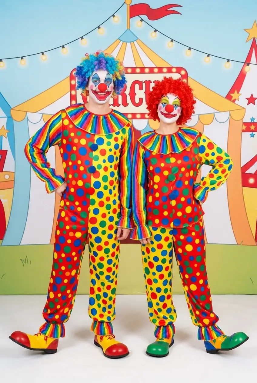 25 Matching Couple Halloween Costumes 12 Twin Clown Costumes