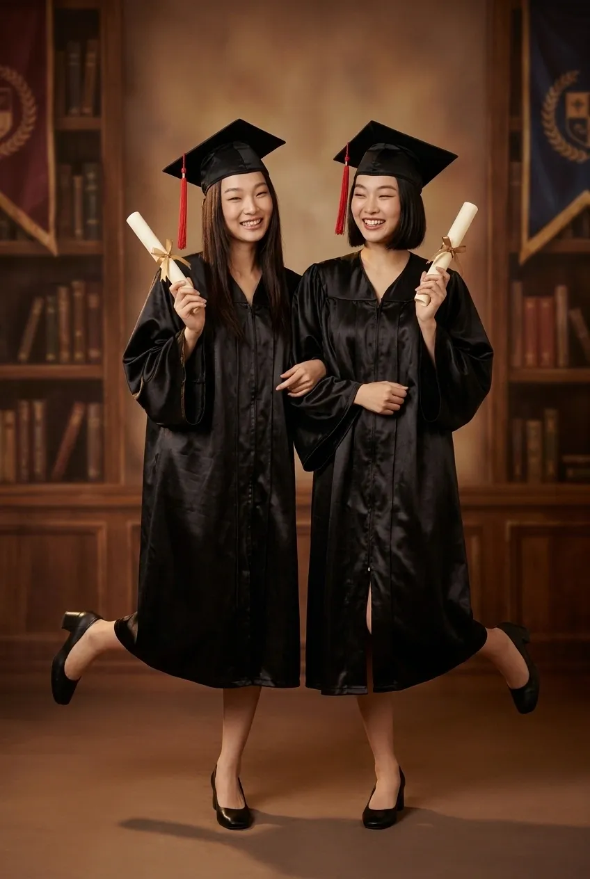 25 Matching Couple Halloween Costumes 18 Twin Graduation Caps