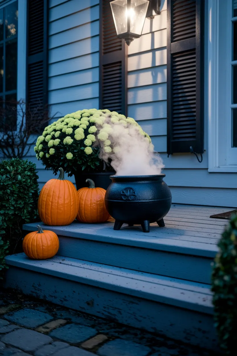 27 Outdoor Halloween Decor Trends to Try in 2026 27 Ultrasonic Fogger Cauldron
