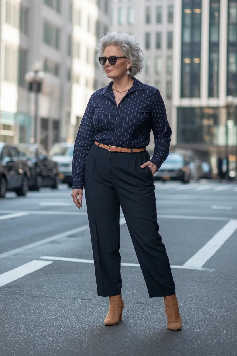 25 Unique Fashion Tips for Woman Who Wants to Look Chic 7 Vertical Line Dressing