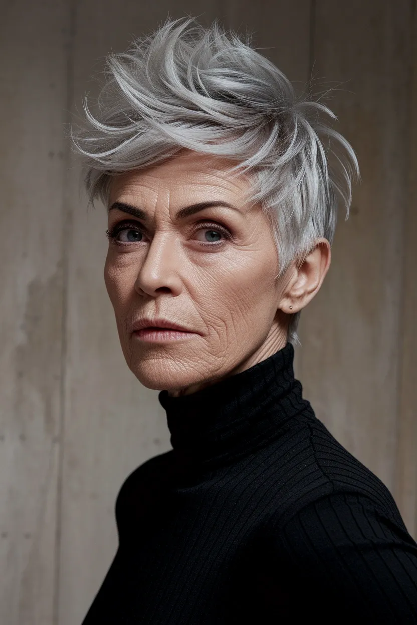 50 Gorgeous Hairstyles for Women Over 60 10 Voluminous Crown Cut