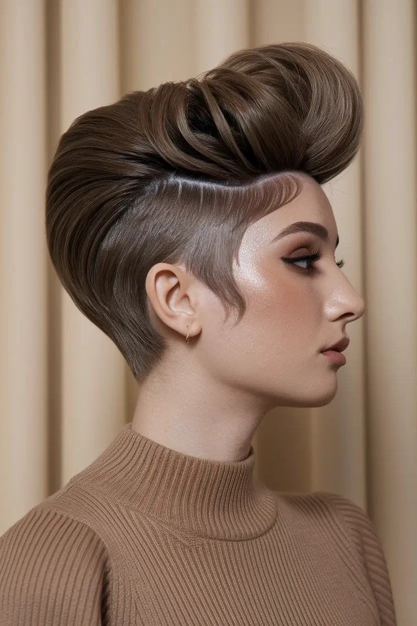 28 Short Haircuts for Women With Round Chubby Faces 17 Voluminous Short Cut 2
