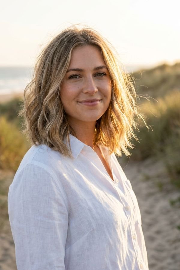 30 Trendy Medium Length Hairstyles You'll Love 7 Wavy Lob Style