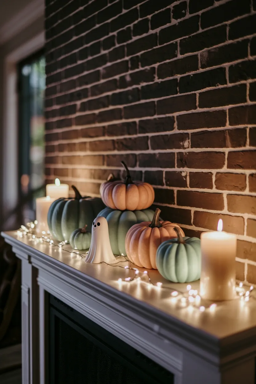 27 Whimsical Halloween Decor Ideas for a Fun Spooky Season 15 Whimsical Mantle Display