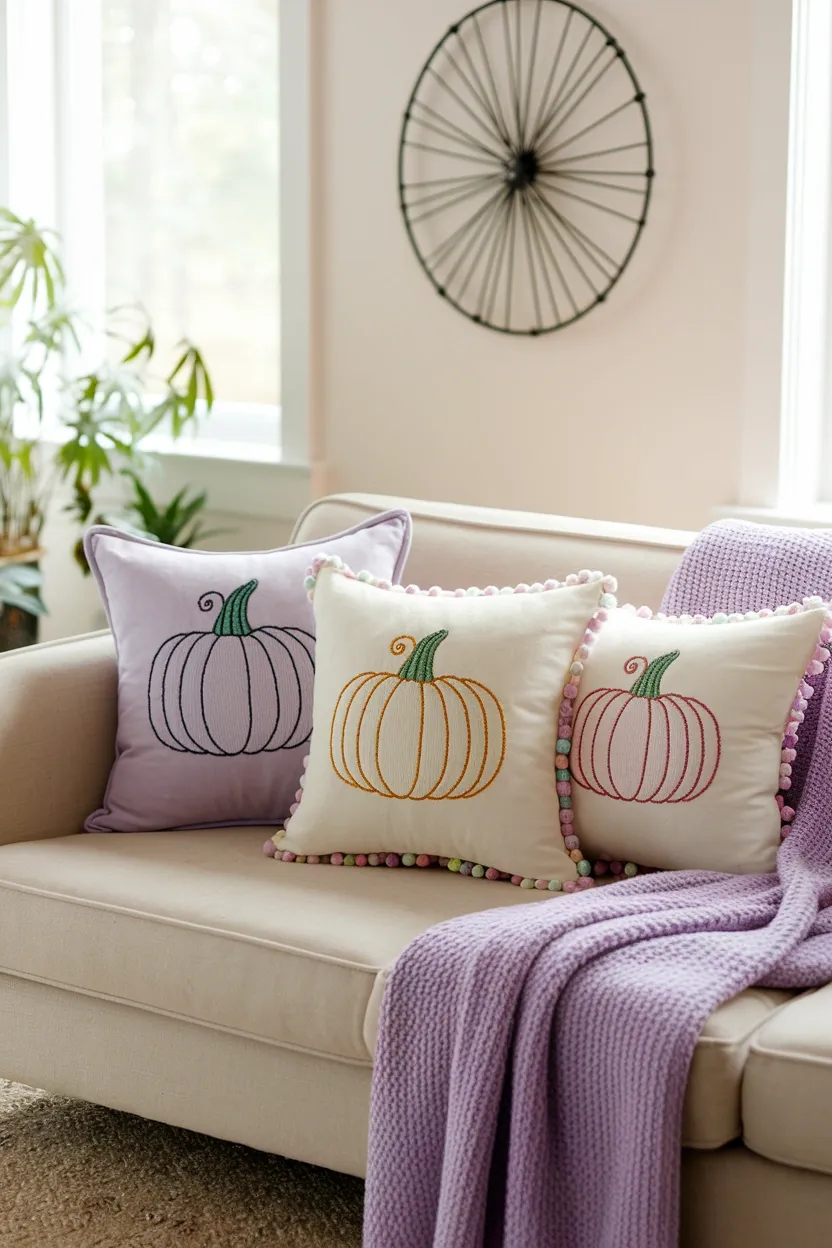 27 Whimsical Halloween Decor Ideas for a Fun Spooky Season 21 Whimsical Throw Pillows