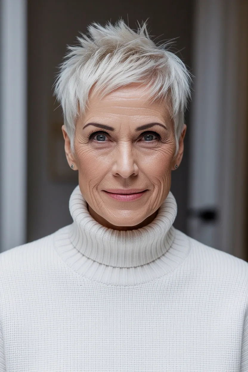 50 Gorgeous Hairstyles for Women Over 60 8 White Hair