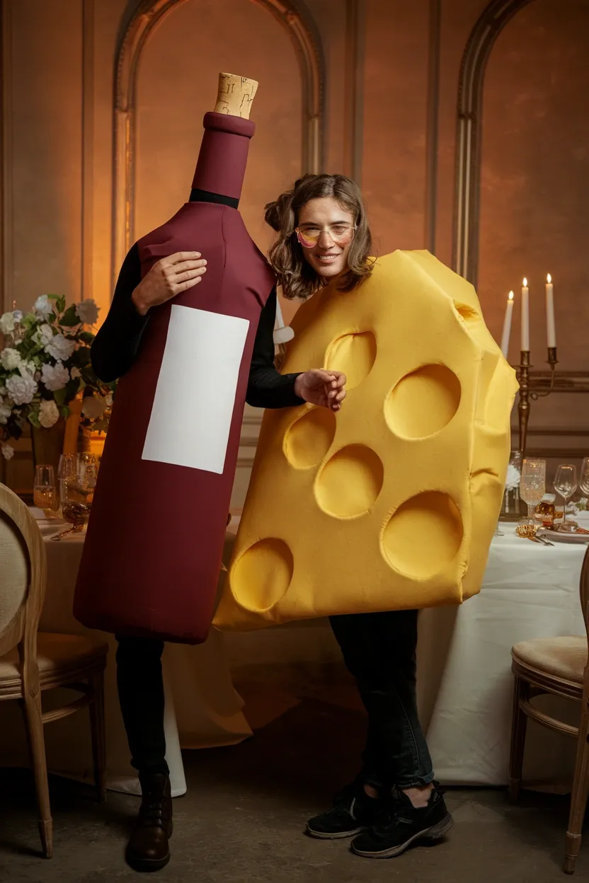 25 Unique Couple Halloween Costume Ideas 12 Wine And Cheese Pairing