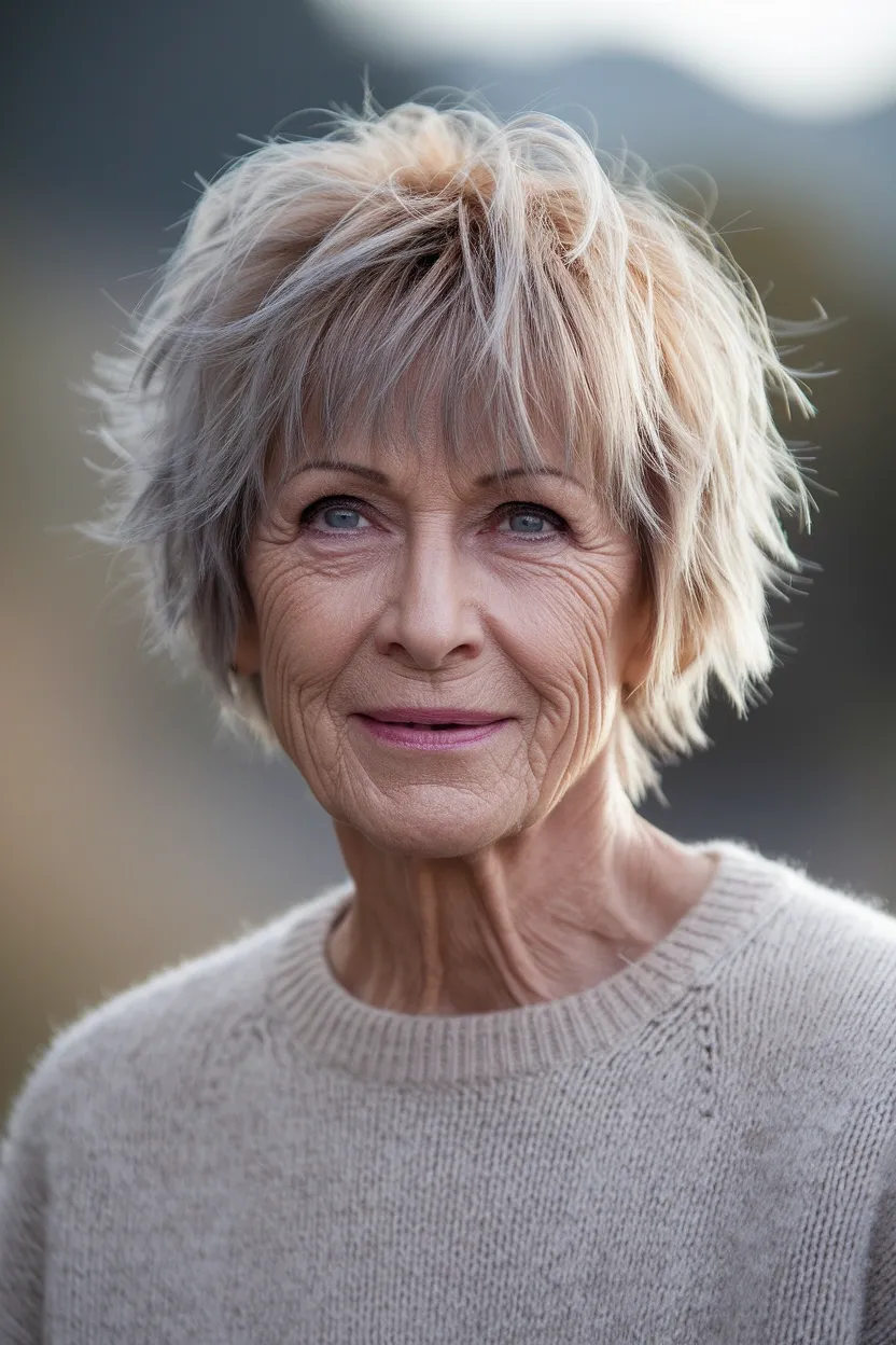 50 Gorgeous Hairstyles for Women Over 60 20 Wispy Bangs Crop